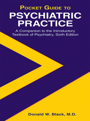 cover image of Pocket Guide to Psychiatric Practice